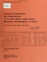 Chemical Composition And Geochemistry Of The New Albany Shale Group (devonian-mississippian) In Illinois