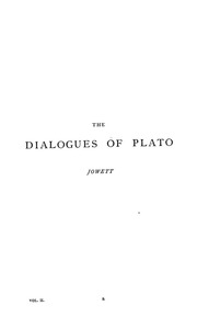 The Dialogues Of Plato