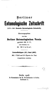 Berliner Entomologische Zeitschrift