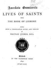 Lives Of Saints, From The Book Of Lismore