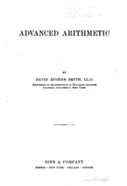 Advanced Arithmetic