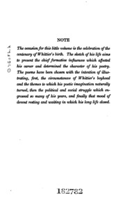 John Greenleaf Whittier : A Sketch Of His Life