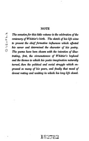 John Greenleaf Whittier : A Sketch Of His Life