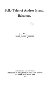 Folk-tales Of Andros Island, Bahamas