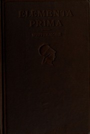 Elementa Prima; The First Elements Of Latin