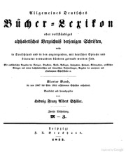 Allgemeines bücher-lexicon