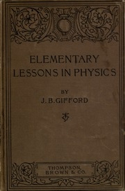 Elementary Lessons In Physics
