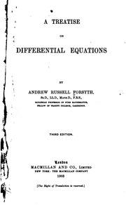 A Treatise On Differential Equations