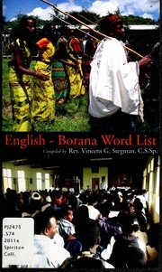 English-borana Word List