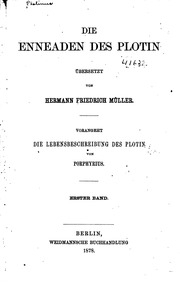 (die) Enneaden Des Plotin