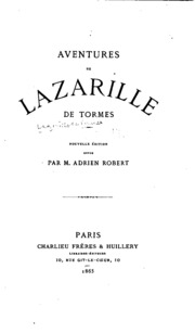 Aventures De Lazarillo De Tormes