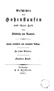 Geschichte Der Hoehenstaufen Und Ihrer Zeit