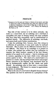 English Literature From Widsith To The Death Of Chaucer; A Source Book