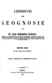 Lehrbuch Der Geognosie
