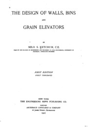 The Design Of Walls, Bins, And Grain Elevators