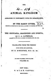 The Animal Kingdom Arranged In Conformity With Its Organization