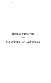 General Principles Of The Structure Of Language