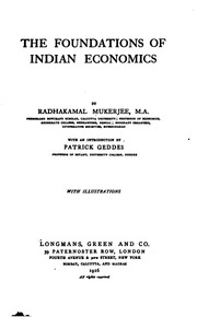 The Foundations Of Indian Economics