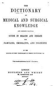 Dictionary Of Medical And Surgical Knowledge