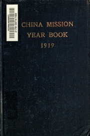 The China Mission Year Book