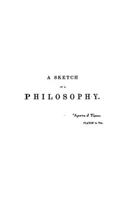A Sketch Of A Philosophy