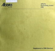 Alberta Performing Artists