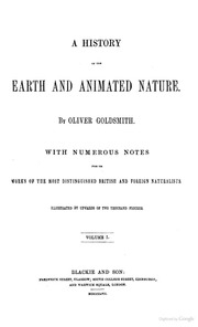 تاريخ الأرض والطبيعة المتحركة: مع ملاحظات عديدة من أعمال أشهر علماء الطبيعة البريطانيين والأجانب