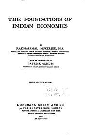 The Foundations Of Indian Economics