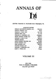 Annals Of Medical History