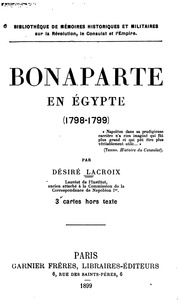 Bonaparte En Egypte (1789-1799)