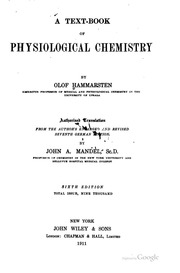 كتاب نصي للكيمياء الفسيولوجية