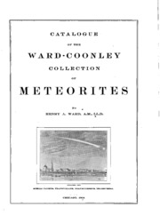 Catalogue Of The Ward Coonley Collection Of Meteorites