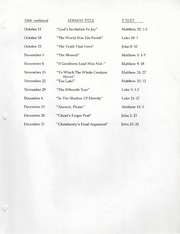 Sermons Preached By The Rev. Raymond Shaheen, D.d. (1964)