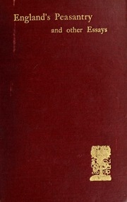 England's Peasantry And Other Essays