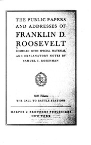 The Public Papers And Addresses Of Franklin D. Roosevelt. [electronic Resource]