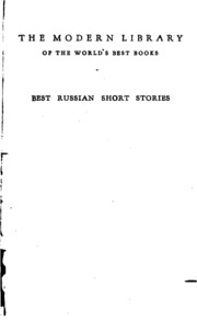 Best Russian Short Stories