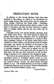 Coleridge's The Rime Of The Ancient Mariner: And Other Poems