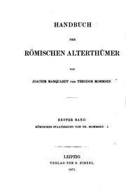 Handbuch der römischen Alterthümer