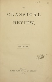 The Classical Review