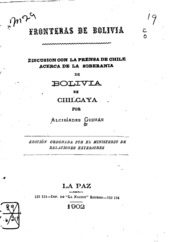 Fronteras de Bolivia: Discusion con la prensa de Chile acerca de la ...