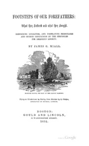 Footsteps Of Our Forefathers: What They Suffered And What They Sought ; Describing Localities ...