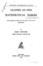 Elements Of Plane And Spherical Trigonometry With Logarithmic And Other ...