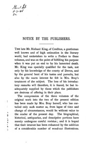 The Borders Of The Tamar And The Tavy: Their Natural History, Manners, Customs, Superstitions ...