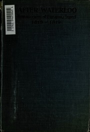 بعد واترلو ذكريات السفر الأوروبي ، 1815-1819