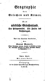 Geographie Der Griechen And Romer;