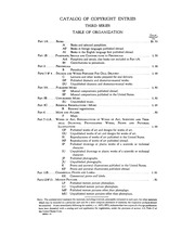 Catalog Of Copyright Entries Series 3 Vol.5 Part 5c Nos.1-2 (jan.-dec. 1951)