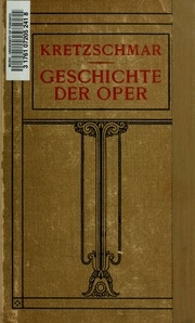 Geschichte Der Oper