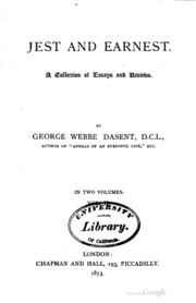 Jest And Earnest; A Collection Of Essays And Reviews