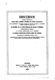 Discursos histórico-arqueológicos sobre el orígen, progresos y decadencia de la musica y baile español, que se escribieron y publicaron en honor del célebre diplomàtico y distinguido literato aragonés del siglo XVIII, el Escmo. Sr. D. José Nicolás de Azar