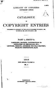 Catalog Of Copyright Entries. Part 1, Group 1: Books